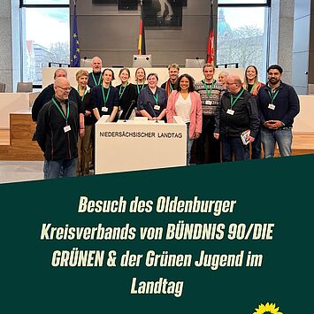 Throwback: Vor den Ferien hatte ich einen Besuch aus Oldenburg im Landtag. Ich habe mich sehr gefreut, die @gj_oldenburg...